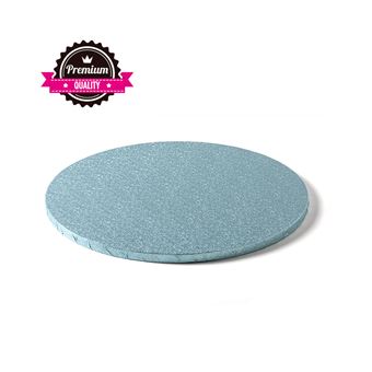 Picture of BLUE ROUND BOARD CAKE DRUM 25X1,2H CM OR 10 INCH